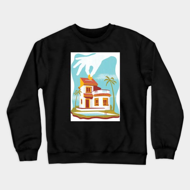 CSMA_money in property Crewneck Sweatshirt by Neil Webb | Illustrator